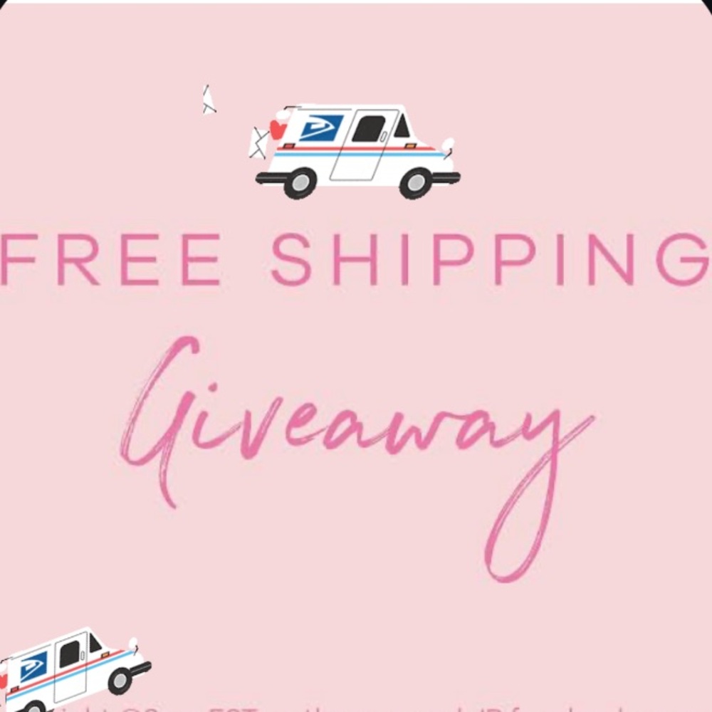 Free Shipping Giveaway February 14th @ 10:00 AM